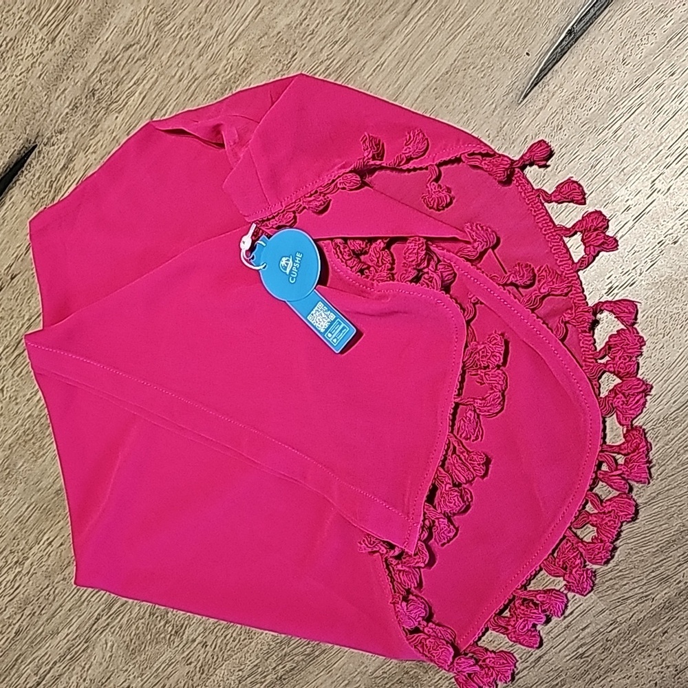 NWT CupShe Swimsuit Sarong Style Cover Up Size Small